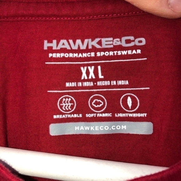 Hawke & Co size XXL red short sleeve shirt - Picture 8 of 11